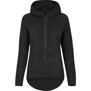 Urban Classics Women's hooded sweatshirt Urban Classic polar fleece zip Noir XL Urban Classics Women's hooded sweatshirt Urban Classic polar fleece zip Noir XL