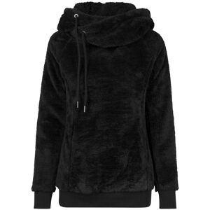 Urban Classics Women's hoodie Urban Classic long teddy Noir M Urban Classics Women's hoodie Urban Classic long teddy Noir M