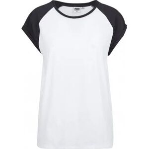 Urban Classics T-shirt woman Urban Classic raglan contract Blanc XS Urban Classics T-shirt woman Urban Classic raglan contract Blanc XS