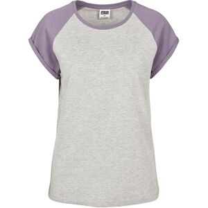 Urban Classics Women's T-shirt Urban Classic contrat raglan Marron L Urban Classics Women's T-shirt Urban Classic contrat raglan Marron L