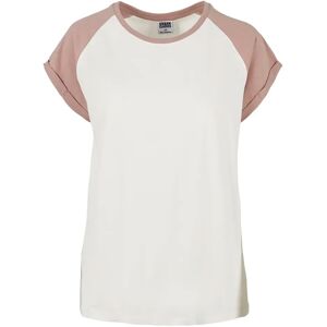 Women's T-shirt Urban Classics contrast raglan Blanc M Women's T-shirt Urban Classics contrast raglan Blanc M