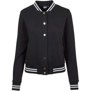 Urban Classics Ladies teddy jacket large sizes urban Classic college sweat Noir 5XL Urban Classics Ladies teddy jacket large sizes urban Classic college sweat Noir 5XL