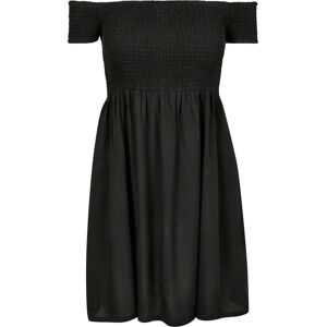 Urban Classics Women's dress Urban Classic moked Noir XS Urban Classics Women's dress Urban Classic moked Noir XS