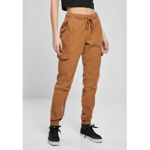 Women's Trousers Urban Classics high waist cargo jogging Orange XS Women's Trousers Urban Classics high waist cargo jogging Orange XS