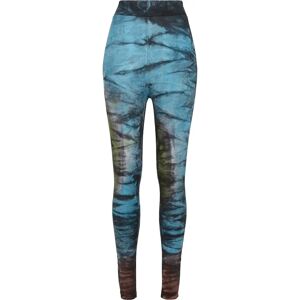 Women's Legging Urban Classics cotton tie dye high waist Noir XS Women's Legging Urban Classics cotton tie dye high waist Noir XS