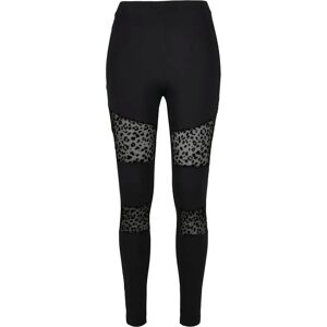 Women's Legging Urban Classics flock lace inset (large sizes) Noir 5XL Women's Legging Urban Classics flock lace inset (large sizes) Noir 5XL
