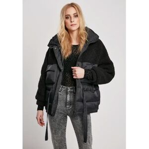 Women's jacket Urban Classics sherpa mix puffer (large sizes) Noir 5XL Women's jacket Urban Classics sherpa mix puffer (large sizes) Noir 5XL
