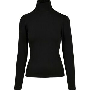 Women's turtleneck T-shirt Urban Classics Puffer Noir XS Women's turtleneck T-shirt Urban Classics Puffer Noir XS