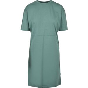 T-shirt dress woman Urban Classics organic oversized slit Vert XL T-shirt dress woman Urban Classics organic oversized slit Vert XL
