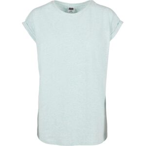 Women's T-shirt Urban Classics color melange extended shoulder-grandes tailles Bleu 4XL Women's T-shirt Urban Classics color melange extended shoulder-grandes tailles Bleu 4XL