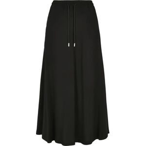 Women's skirt Urban Classics viscose midi Noir M Women's skirt Urban Classics viscose midi Noir M