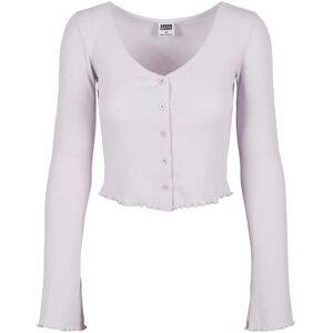 Women's cardigan Urban Classics cropped rib(GT) Violet 4XL Women's cardigan Urban Classics cropped rib(GT) Violet 4XL