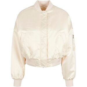 Women's bomber large sizes Urban Classics oversized satin Blanc 4XL Women's bomber large sizes Urban Classics oversized satin Blanc 4XL