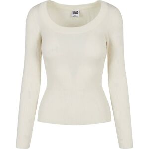Women's sweater Urban Classics wide neckline (GT) Blanc 3XL Women's sweater Urban Classics wide neckline (GT) Blanc 3XL