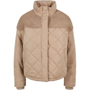 Women's jacket Urban Classics diamond quilt puffer oversized (GT) Beige 5XL Women's jacket Urban Classics diamond quilt puffer oversized (GT) Beige 5XL