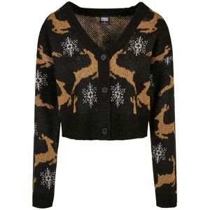 Women's cardigan Urban Classics oversized christmas (GT) Noir 5XL Women's cardigan Urban Classics oversized christmas (GT) Noir 5XL