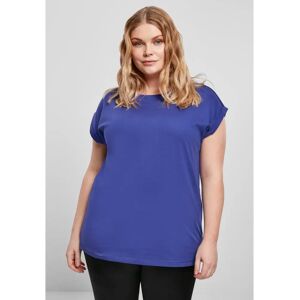 Women's T-shirt Urban Classics extended shoulder (grandes tailles) Bleu 4XL Women's T-shirt Urban Classics extended shoulder (grandes tailles) Bleu 4XL
