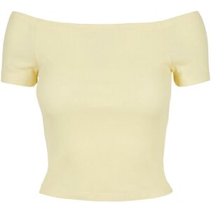 Women's off-shoulder T-shirt Urban Classics GT Jaune 4XL Women's off-shoulder T-shirt Urban Classics GT Jaune 4XL