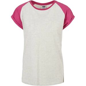 Women's T-shirt Urban Classics Contrast Raglan GT Gris 5XL Women's T-shirt Urban Classics Contrast Raglan GT Gris 5XL