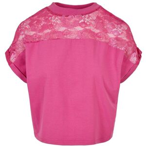 Short lace T-shirt for women Urban Classics Oversized GT Violet 3XL Short lace T-shirt for women Urban Classics Oversized GT Violet 3XL