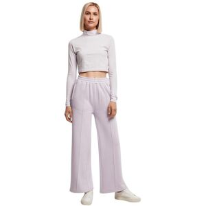 Women's long sleeve turtleneck T-shirt Urban Classics Organic Violet XL Women's long sleeve turtleneck T-shirt Urban Classics Organic Violet XL