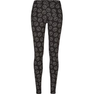 Legging large sizes woman Urban Classics Soft AOP Noir 4XL Legging large sizes woman Urban Classics Soft AOP Noir 4XL
