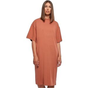 Oversized organic t-shirt dress for women Urban Classics Rouge 5XL Oversized organic t-shirt dress for women Urban Classics Rouge 5XL