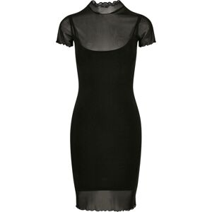 Women's double-layered knit dress Urban Classics GT Noir 3XL Women's double-layered knit dress Urban Classics GT Noir 3XL