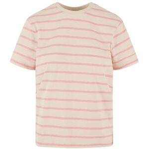 Women's striped boxy T-shirt Urban Classics Rose XL Women's striped boxy T-shirt Urban Classics Rose XL