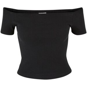 Women's off shoulder T-shirt Urban Classics Organic Noir 4XL Women's off shoulder T-shirt Urban Classics Organic Noir 4XL