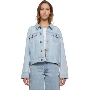 Women's oversized denim jacket Urban Classics 80‘s Turquoise S Women's oversized denim jacket Urban Classics 80‘s Turquoise S