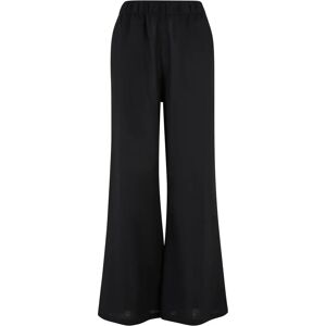 Linen blend trousers for women Urban Classics Wide Noir 5XL Linen blend trousers for women Urban Classics Wide Noir 5XL