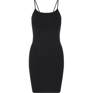 Women's stretch jersey slim-fit dress Urban Classics Noir 4XL Women's stretch jersey slim-fit dress Urban Classics Noir 4XL