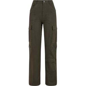 Women's Stretch Twill Utility Trousers Urban Classics Noir 26 Women's Stretch Twill Utility Trousers Urban Classics Noir 26
