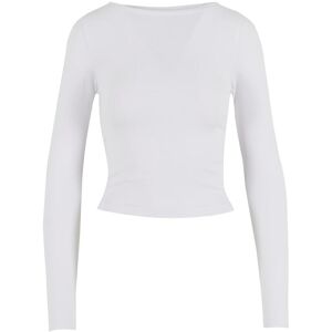 Women's long sleeve T-shirt Urban Classics Ruffled Super Slim (x2) Blanc 3XL Women's long sleeve T-shirt Urban Classics Ruffled Super Slim (x2) Blanc 3XL