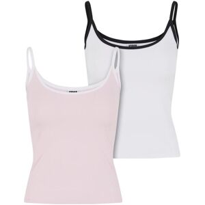 Women's tank top Urban Classics Contrast Basic (x2) Rose 4XL Women's tank top Urban Classics Contrast Basic (x2) Rose 4XL