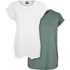 Women's long-shouldered T-shirts Urban Classics (x2) Blanc S Women's long-shouldered T-shirts Urban Classics (x2) Blanc S