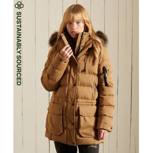 Women's parka Superdry Expedition en microfibre Marron 36 Women's parka Superdry Expedition en microfibre Marron 36