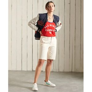 Women's chino shorts Superdry City Blanc 34 Women's chino shorts Superdry City Blanc 34