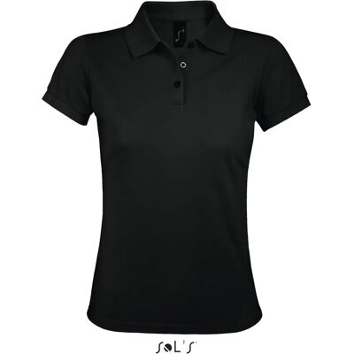 SOLS Prime Black Polo Shirt - Polo shirt SOLS Prime Black Polo Shirt - Polo shirt