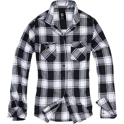 Women's long sleeve flannel shirt Brandit Amy Blanc 4XL Women's long sleeve flannel shirt Brandit Amy Blanc 4XL