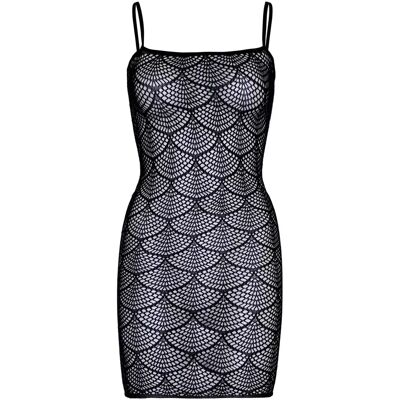 Women's Sleeveless Shell Mesh Mini Dress Leg Avenue Noir TU Women's Sleeveless Shell Mesh Mini Dress Leg Avenue Noir TU