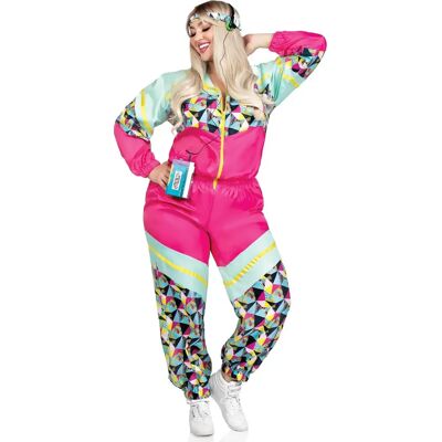 Women's jumpsuit Leg Avenue Totally 80's Multicolore 1X/2X Women's jumpsuit Leg Avenue Totally 80's Multicolore 1X/2X