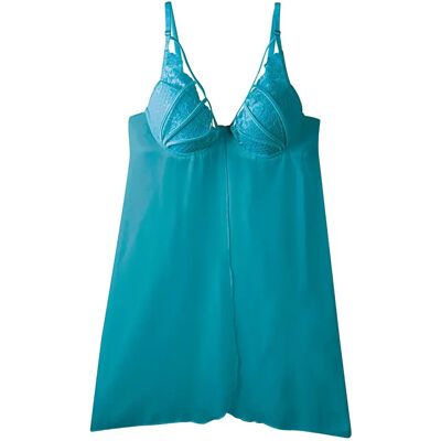 Woman's nightgown Pomm'Poire Voltige Bleu 85B Woman's nightgown Pomm'Poire Voltige Bleu 85B