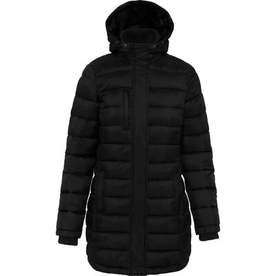 Lightweight hooded women's parka Kariban Noir L Lightweight hooded women's parka Kariban Noir L