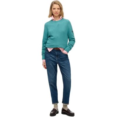 Women's close-knit turtleneck sweater Superdry Slouchy Vert 2XS Women's close-knit turtleneck sweater Superdry Slouchy Vert 2XS