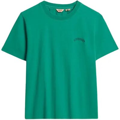 Faded logo women's T-shirt Superdry Essential Vert XS Faded logo women's T-shirt Superdry Essential Vert XS