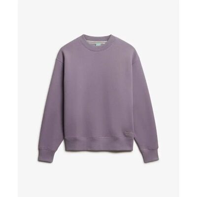 Sweatshirt woman Superdry Essential Logo Violet XL Sweatshirt woman Superdry Essential Logo Violet XL