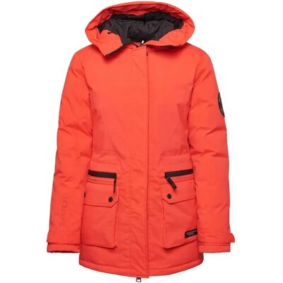Women's quilted parka Superdry City Rouge M Women's quilted parka Superdry City Rouge M