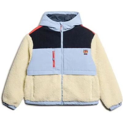 Women's hoodie fleece Superdry Beige XS Women's hoodie fleece Superdry Beige XS